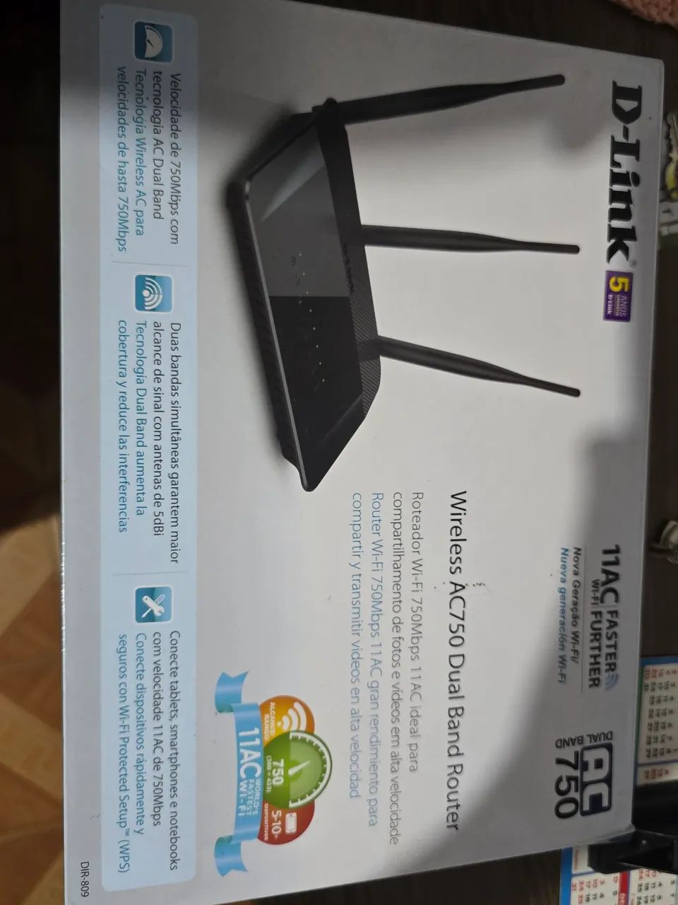 Roteador d link ac 750