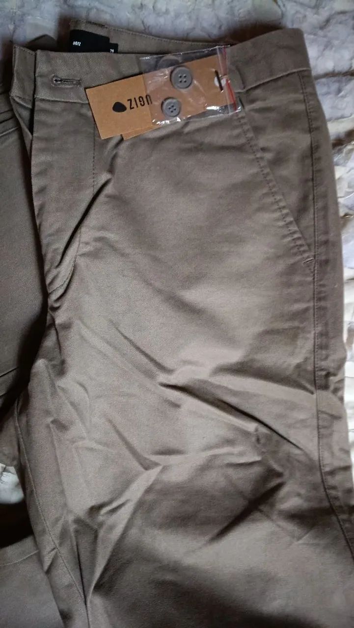 Calça nova 100% algodão n.36 reta - Foto 2