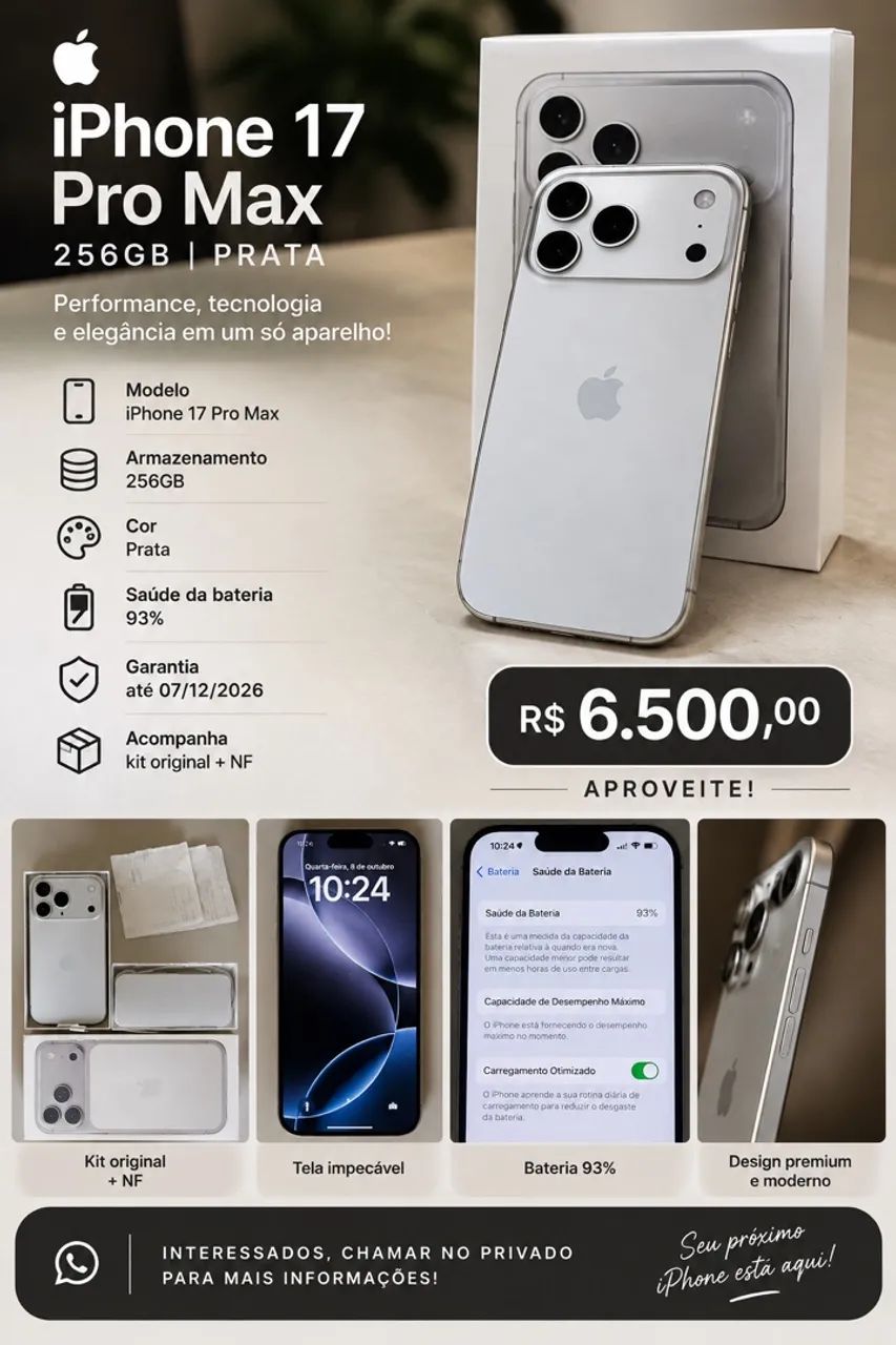 iphone 17 pro Max 256 