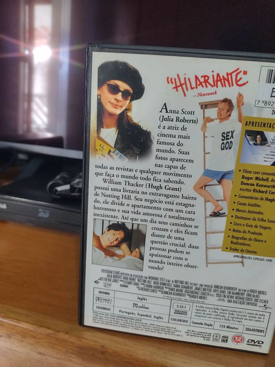 Dvd Um lugar chamado Notting Hill  - Foto 2