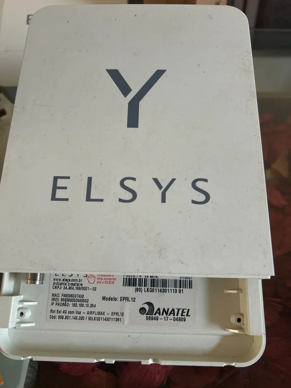 Roteador Externo 4G Elsys Amplimax EPRL12 com Voz