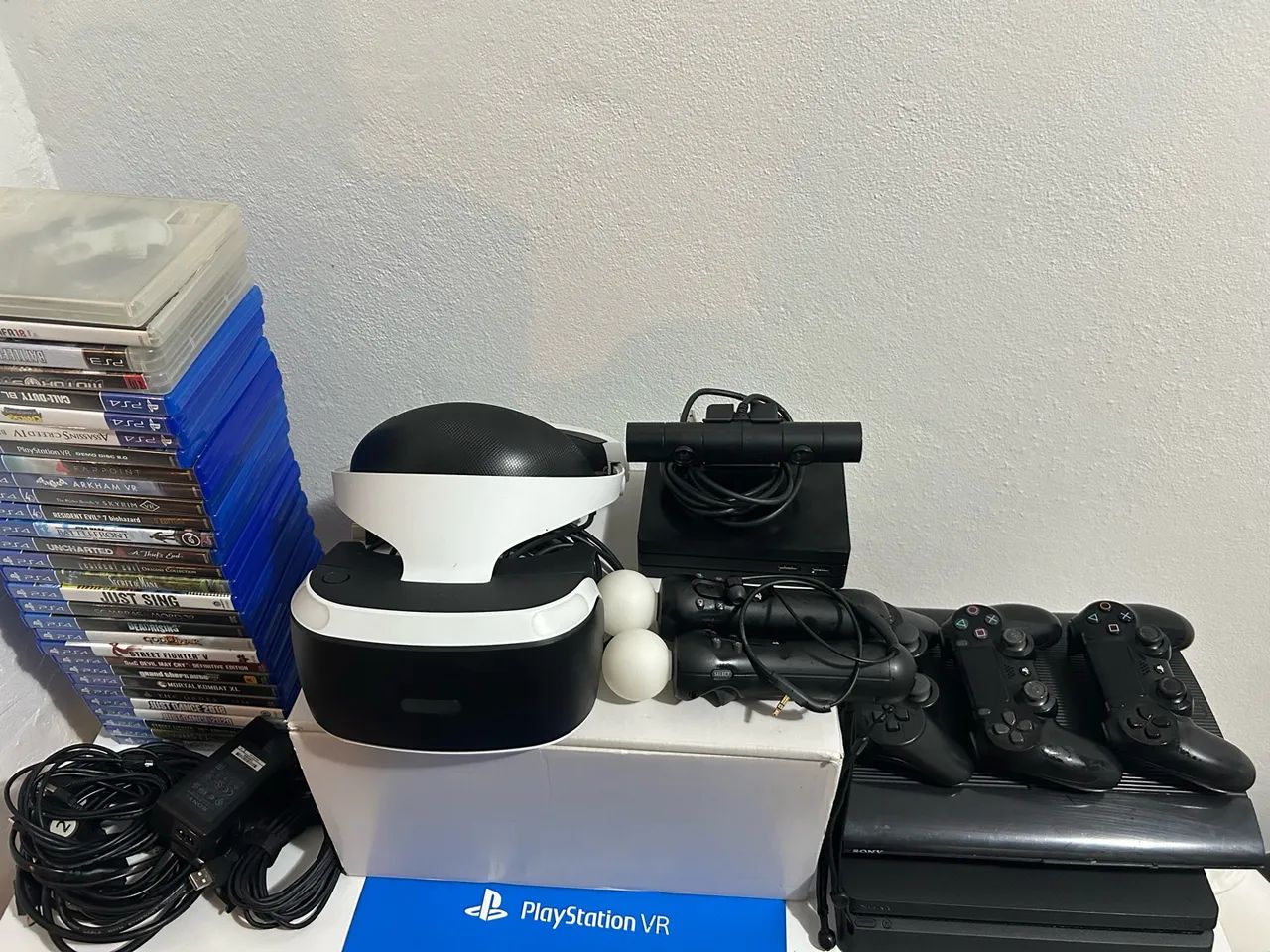 PS3, PS4 e VR1 