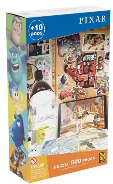 quebra cabeça disney pixar 500 peças