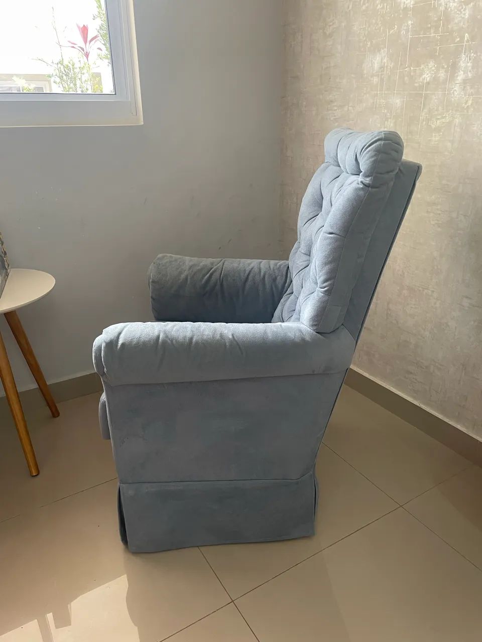 Nursing Chair with Rocking Function and Footstool456503364116828161