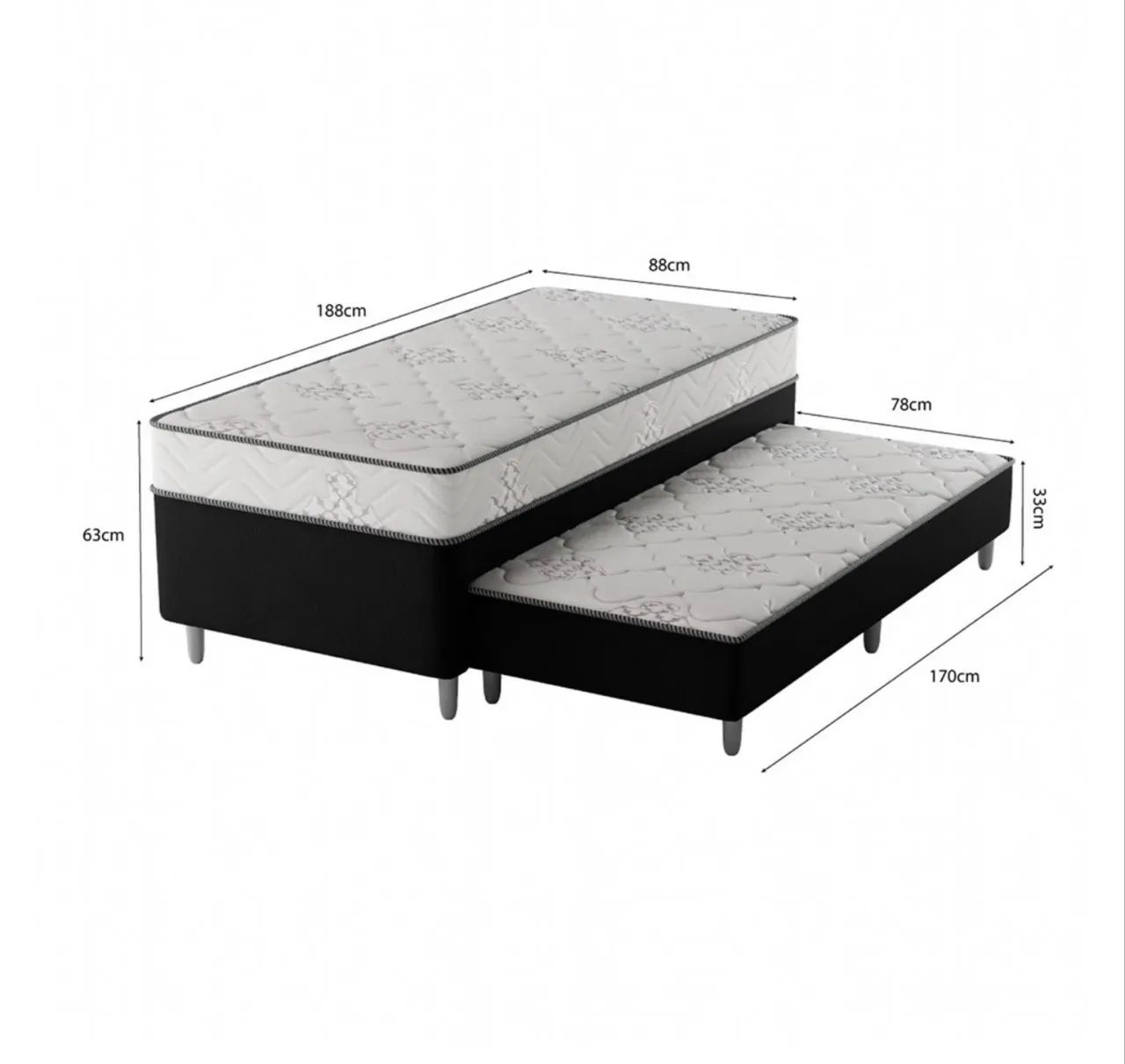 Bi cama box mola ensacadas - Foto 5