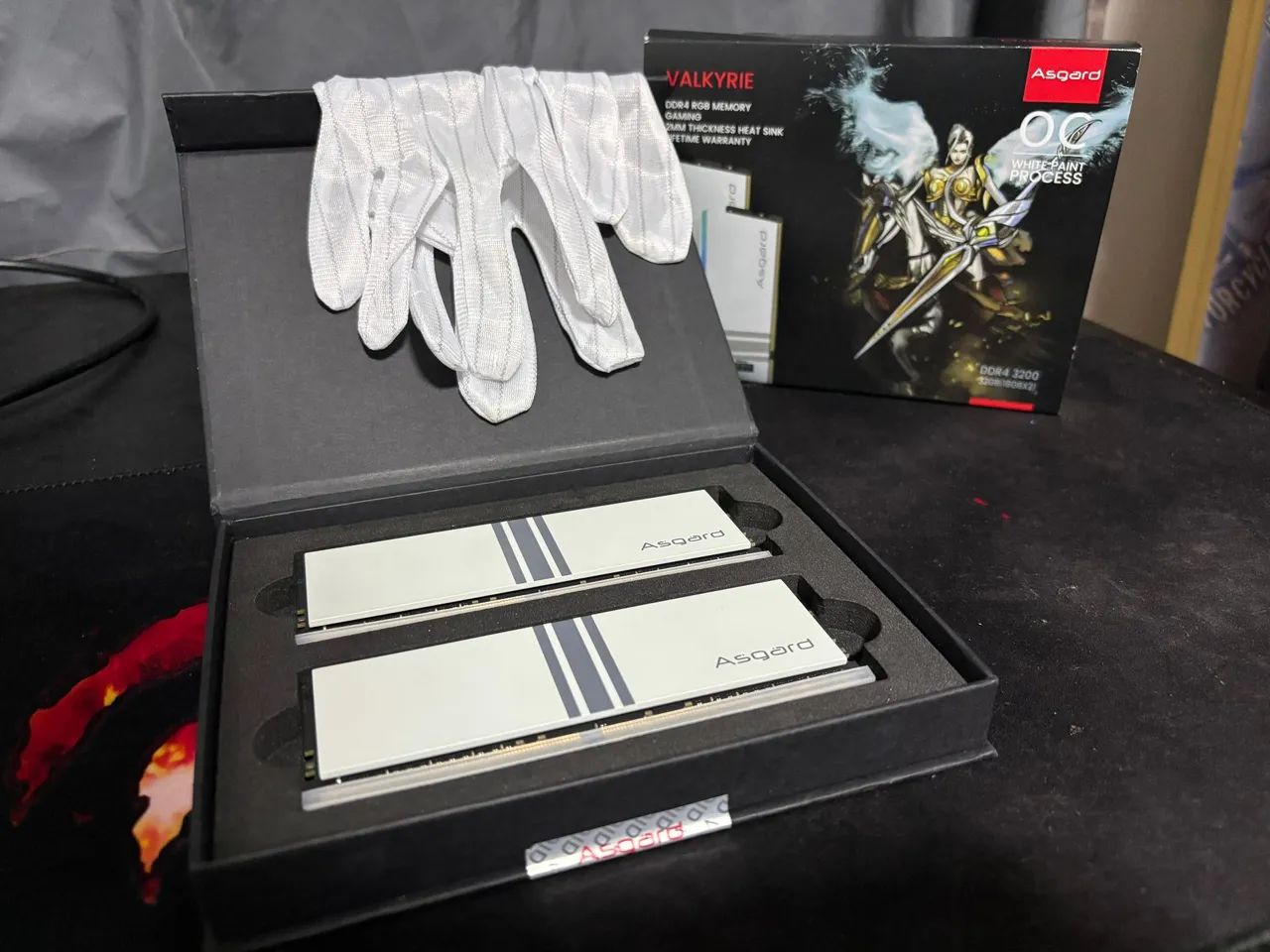 Memória Ram Asgard Valkyrie 32GB (2x16) 3200Mhz DDR4 RGB - Memória