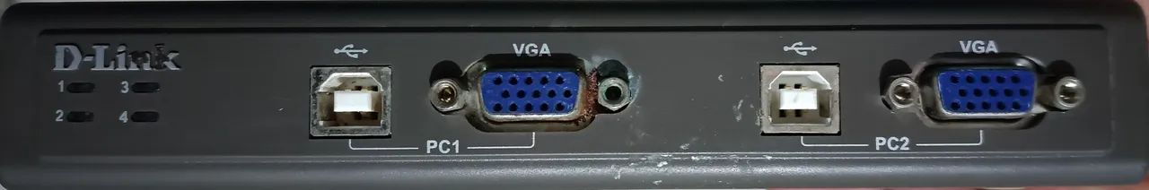 Chaveador Switch Kvm 4 Portas Vga Mouse Teclado - Foto 4