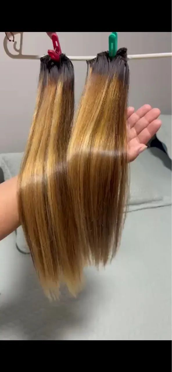 Fios naturais para Mega Hair - Brilho e Maciez  - Foto 3