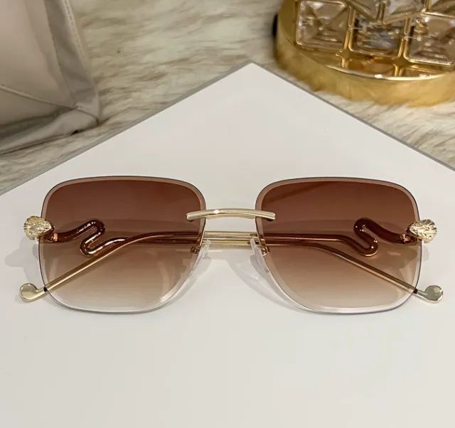 Óculos de sol quadrados UV400, design simples e elegante, uso diário - Foto 2
