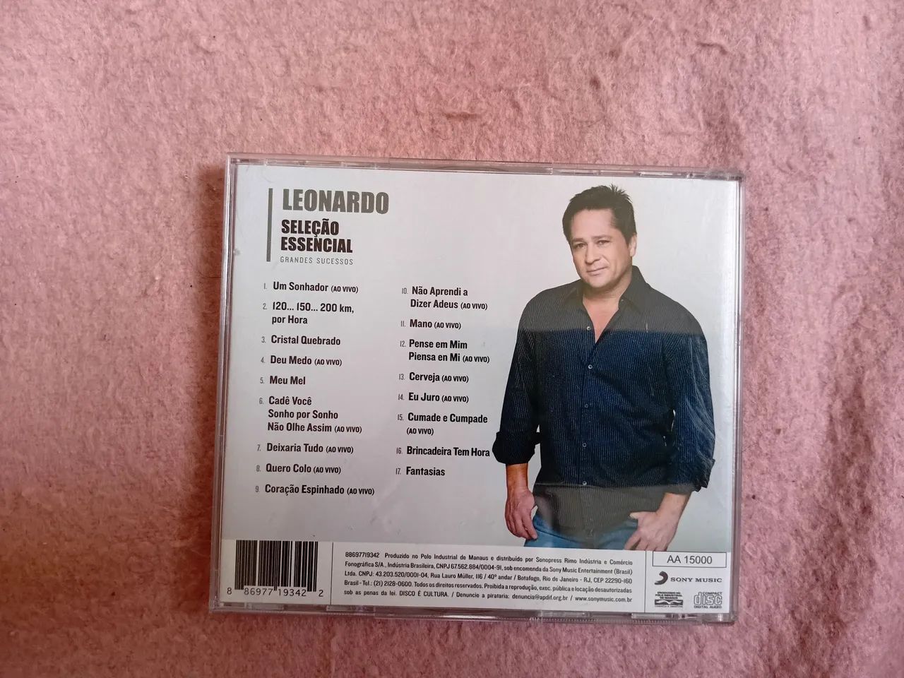 CD original Leonardo - Seleção Essencial - CDs, DVDs etc - Piedade