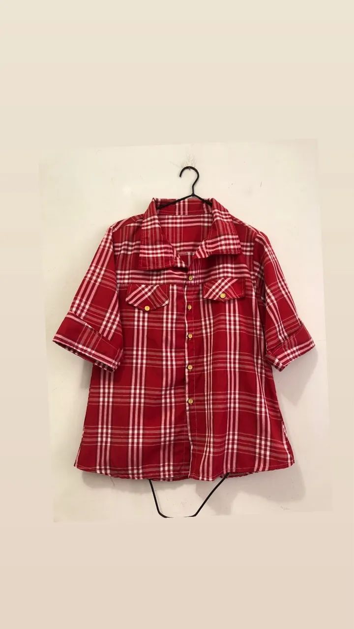 Blusa xadrez tamanho M