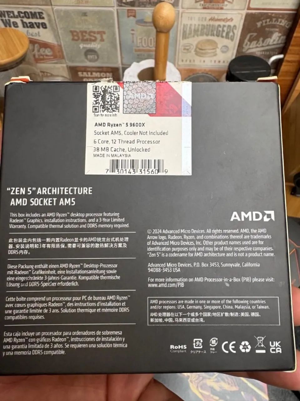 Ryzen 5 9600x AM5  - Foto 3