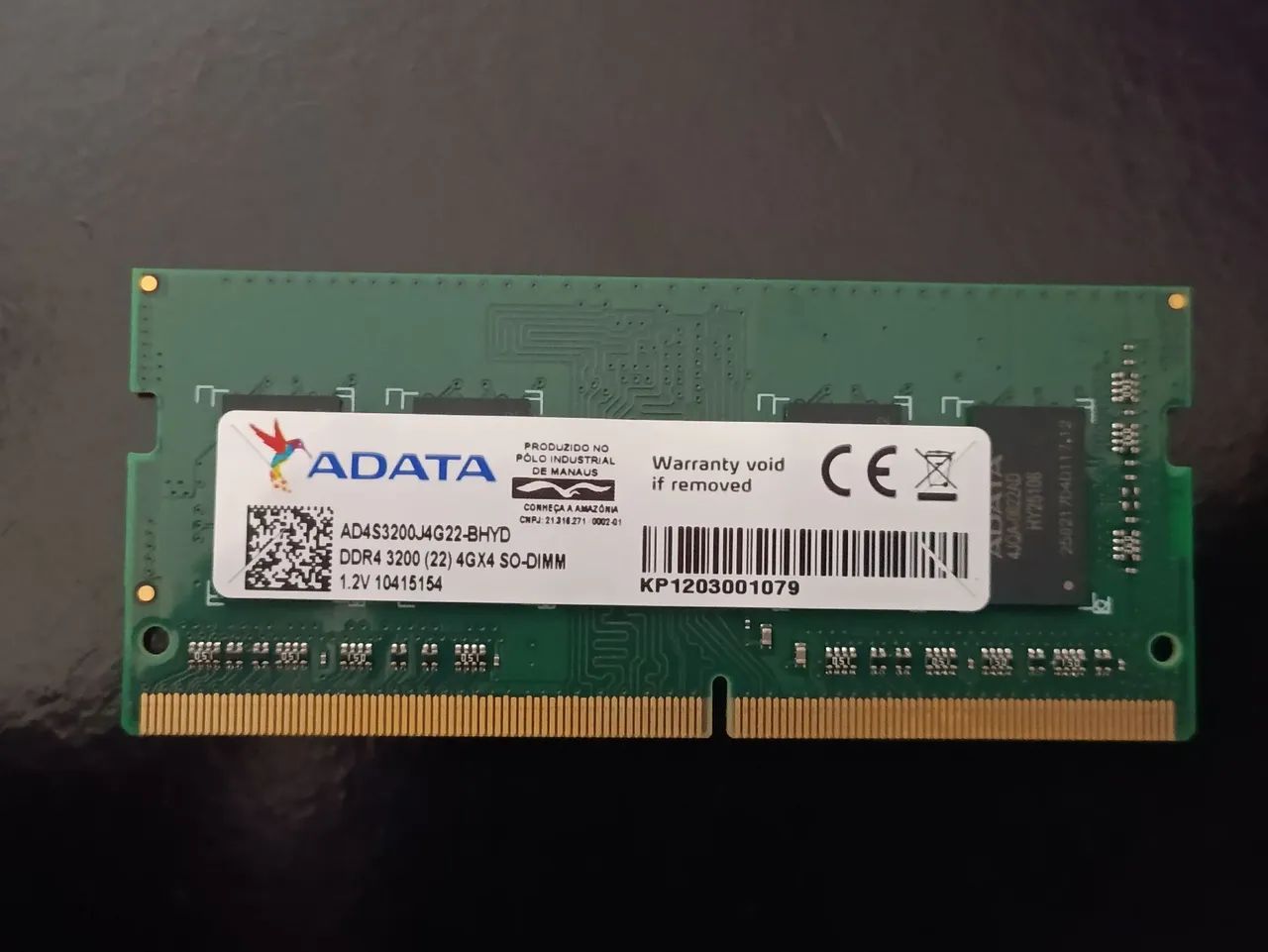 Memória RAM para notebook 