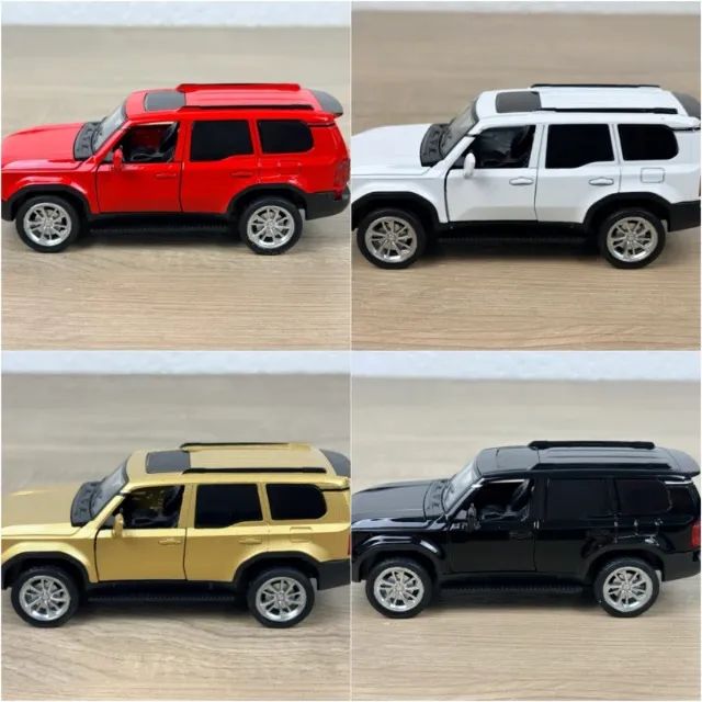 TOYOTA Land Cruiser PRADO 1/30 ミニカー Kit 4 Toyota Land Cruiser Prado 1:36 Diecast Metal - Hobbies e
