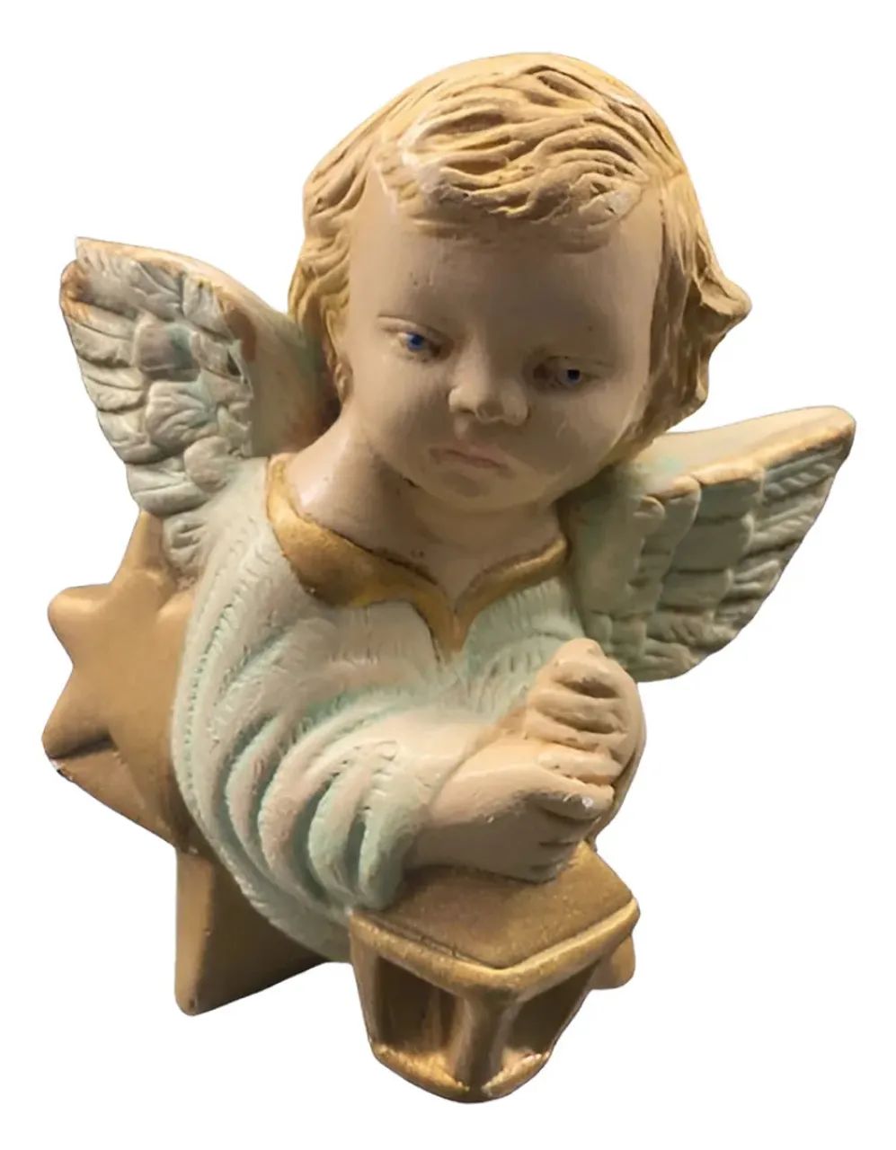 Mini bibelô de anjo antigo