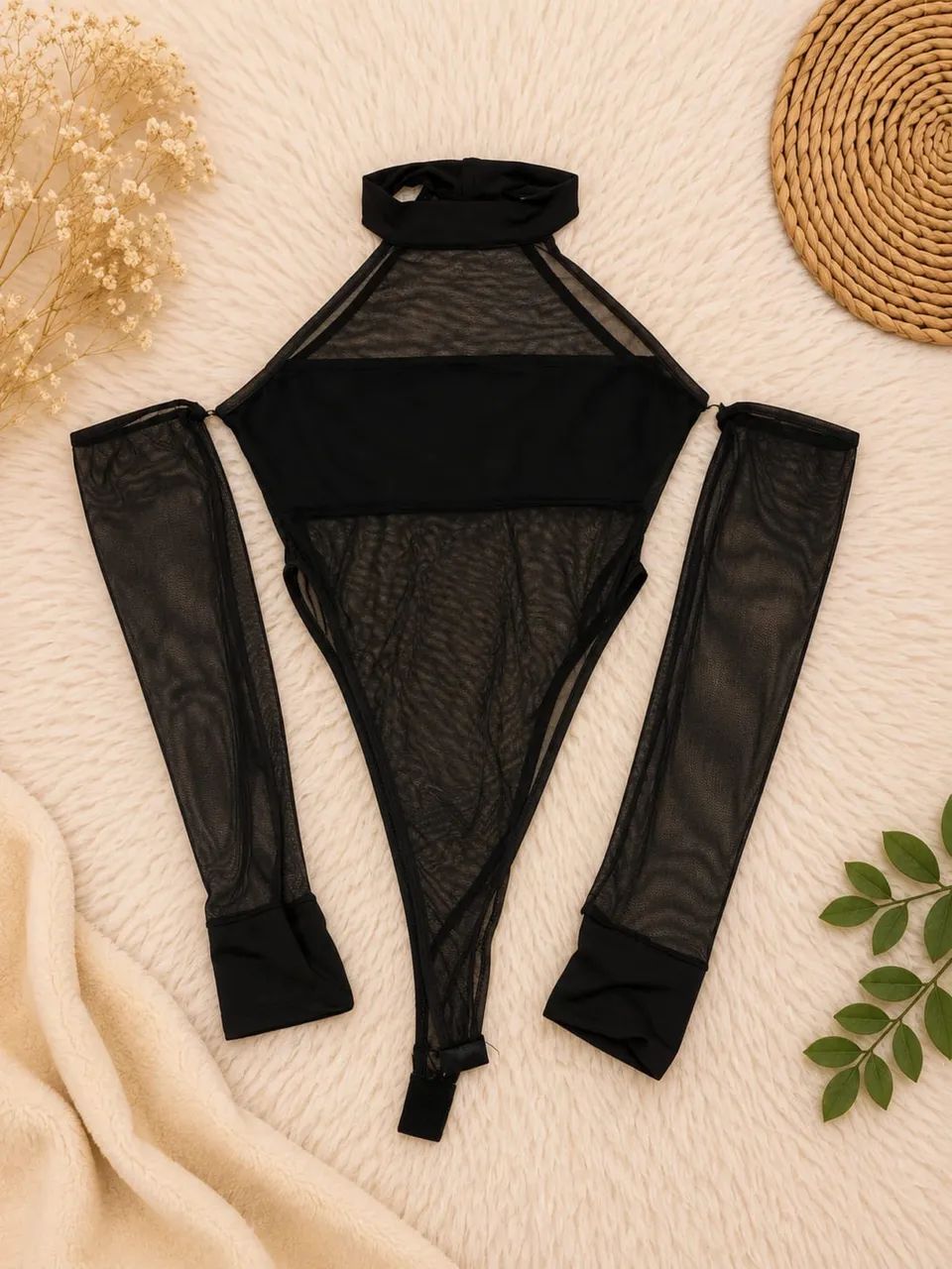 Body Tule preto