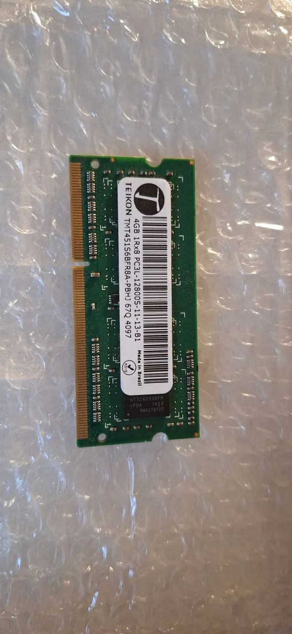 Memória RAM Notebook Teikon 4GB DDR3L