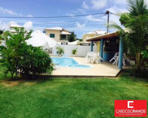 Casa de condomínio para alugar com 4 dormitórios em Barra de jacuípe, Camaçari cod:CA00249
