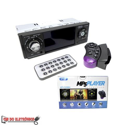 Central Multimidia Mp5 Lcd 4,1" Bluetooth Usb Sd Aux Fm (KP-C25BH)
