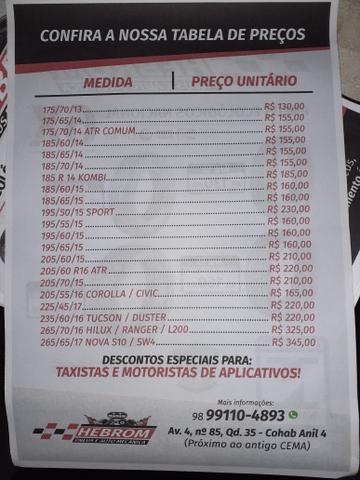 Pneu melhor custo benefício hebrom pneus - Foto 2