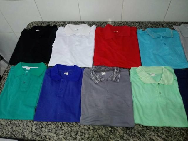 Camisas polo masculina e feminina - Foto 6