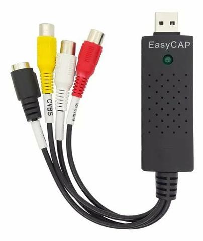 Placa De Captura Usb Easy Cap - Adaptador, Conversor, Rca