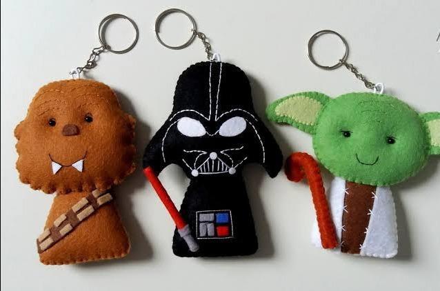 Chaveiros de feltro Star Wars Caprichados - Foto 2