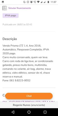 GM Prisma Automático 1.4 58.400km - Foto 3