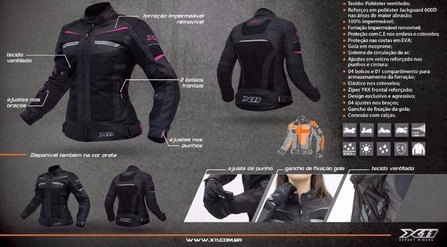jaqueta x11 feminina breeze