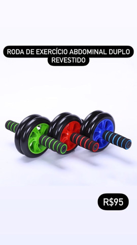 Roda pra exercícios musculação 