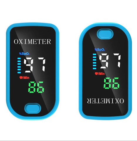 Oxímetro de dedo completo Oled MD1791 cordão de pescoço
