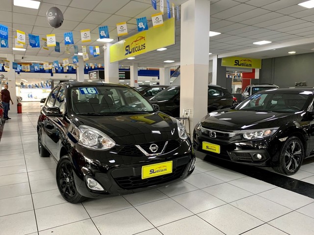 NISSAN MARCH 1.0 SV 12V 2016 COMPLETO ECONÔMICO