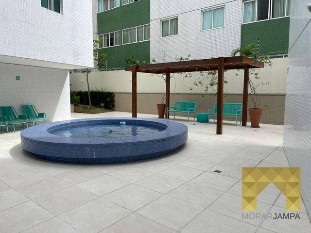 Apartamento com 2 dormitórios para alugar, 77 m² por R$ 3.600,00/mês - Cabo Branco - João  - Foto 16