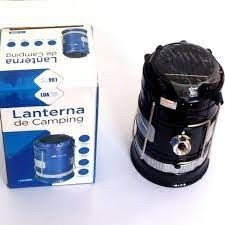 Lanterna Lampião de Camping Led Luatek USB Bateria Recarregável LK-5800