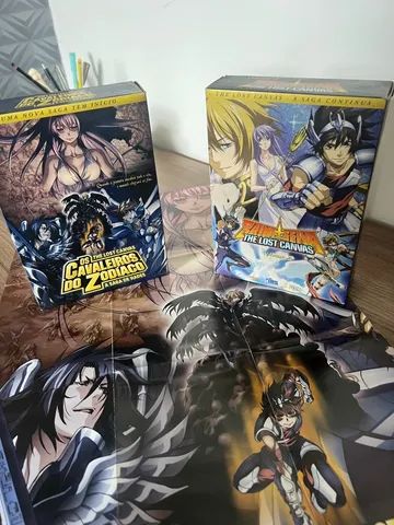 Cavaleiros Zodíaco Lost Canvas Saint Seiya 6 Dvds Volume 1+2