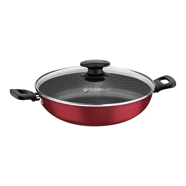 Tramontina Solar Silicone 3.30l 28 cm Wok Pan Silver