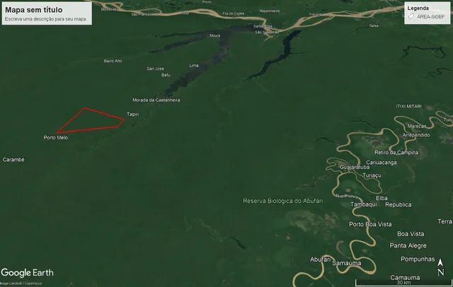 Fazenda com 22500 hectares em Coari/AM, área de mata virgem, sem acesso terrestre, somente - Foto 4