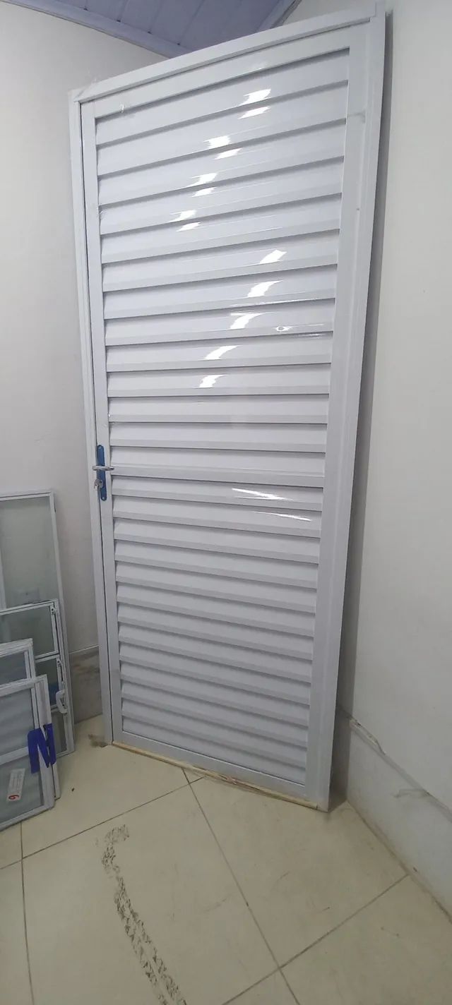 Porta externa alumínio branco  Super Promoção  - Foto 3