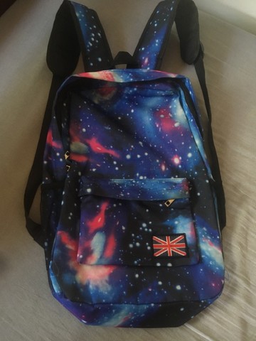 Mochila de Lona Universo/Via Láctea - Estudantil, Básica