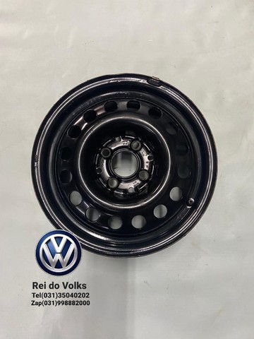 Roda De Ferro Aro Furos Para Linha Volkswagen Carros Vans E