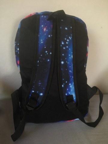 Mochila de Lona Universo/Via Láctea - Estudantil, Básica - Foto 2