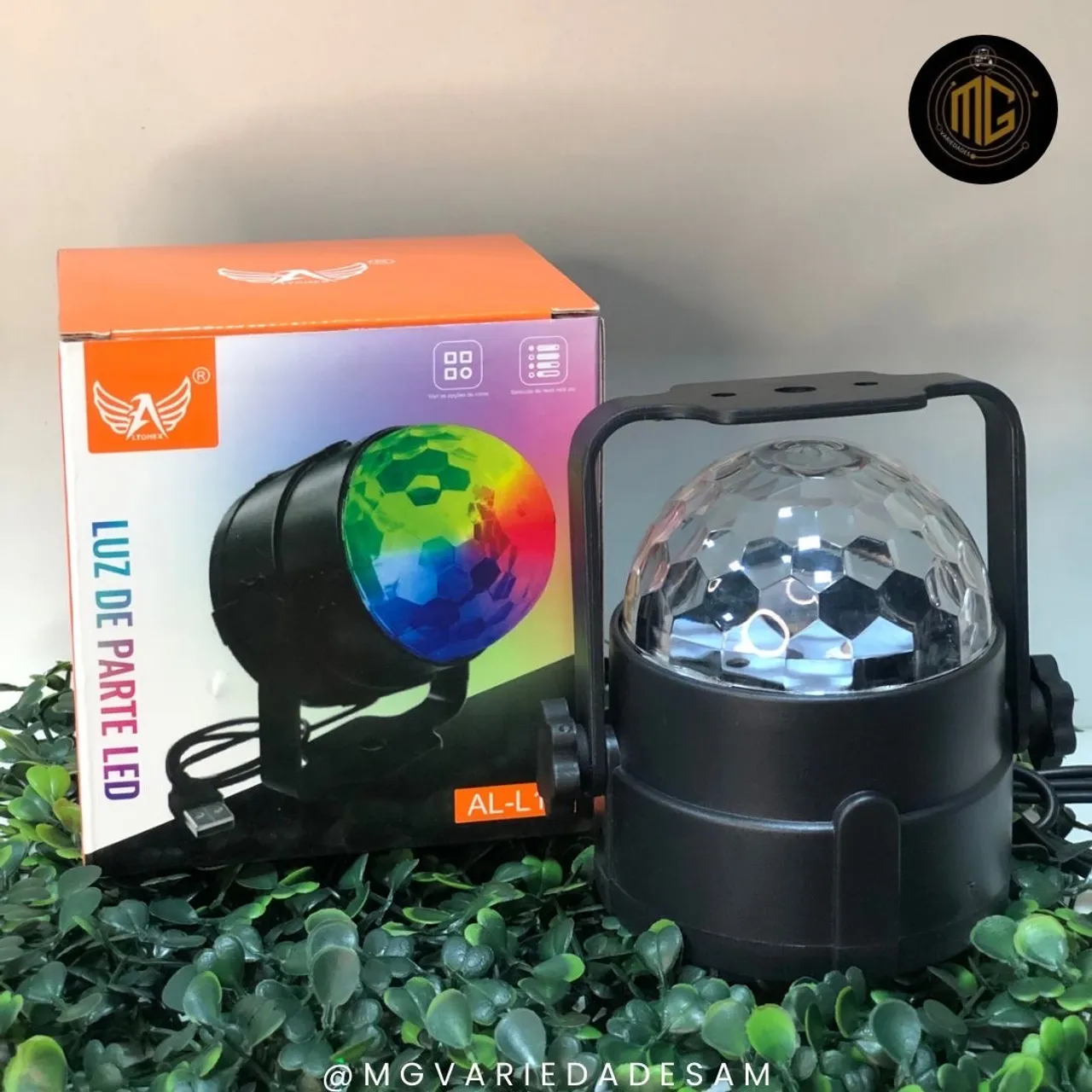 Mini Globo de Luz LED RGB
