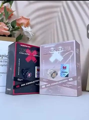 Monster Air Conduction Sports Ear Hook Headphone Sem Fio, Bluetooth 5.3, IPX5, Impermeável - Foto 3