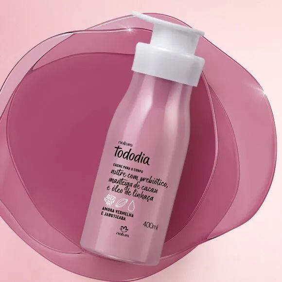 Creme para o Corpo Tododia Natura Amora Vermelha e Jaboticaba - 400ml