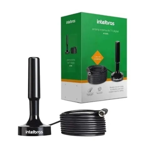Antena Tv Interna Digital Uhf/vhf/hdtv Ai 2031 Intelbras