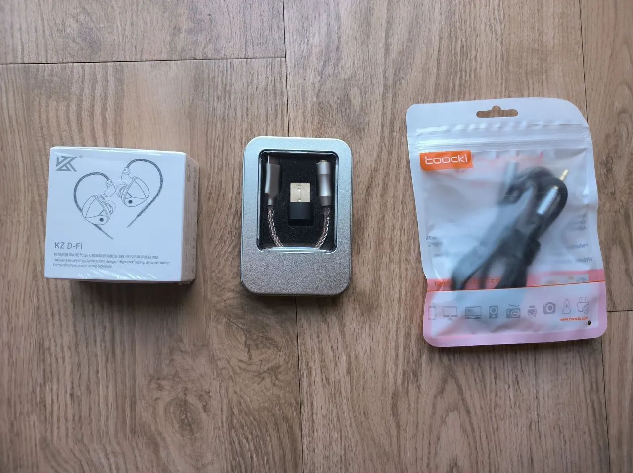 Fone KZ D-Fi + DAC de Áudio + Extensor P3 - Foto 2