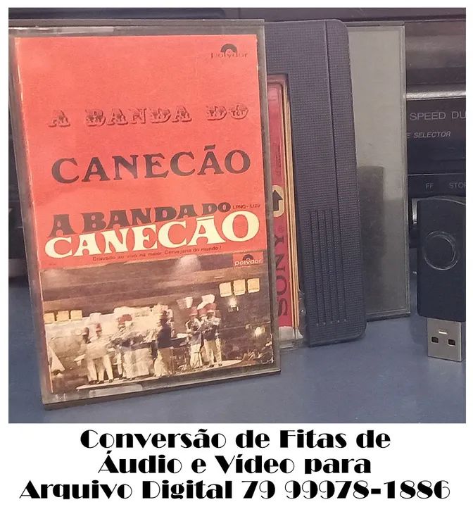 Fita de vídeo cassete para pen drive ou nuvem  - Foto 3