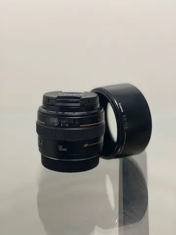 Lente cânon 50mm 1.4 