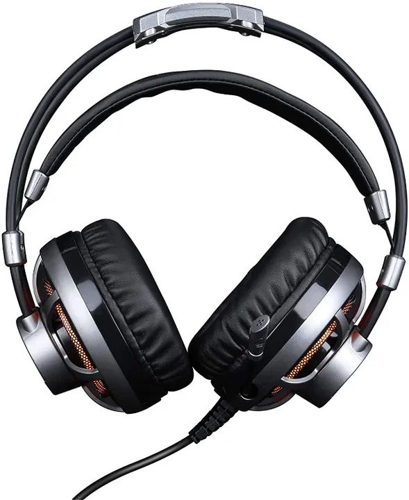 Fone Headset Gamer 7.1 Surround Led Laranja ELG Hgss71