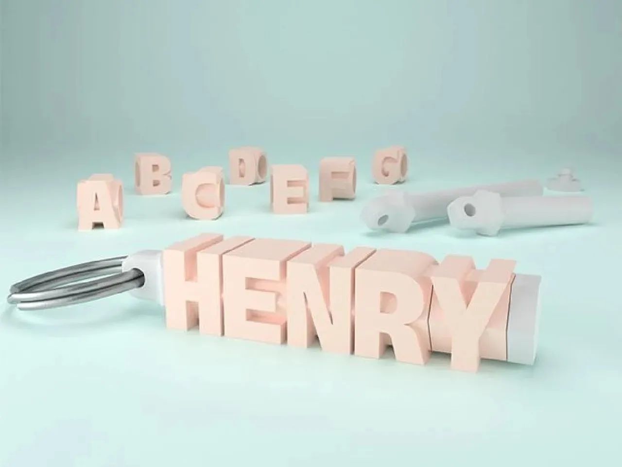 Chaveiros Personalizados em 3D - Imprima Seu Nome com Estilo - Foto 3